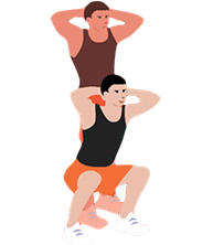 Jumping jacks squats push ups outlet